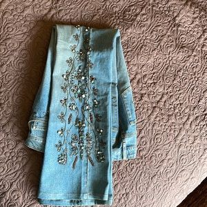 Beautiful hand beaded jeans